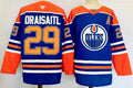 Men's Edmonton Oilers Leon Draisaitl #29 Fanatics Royal Home Premium Jersey