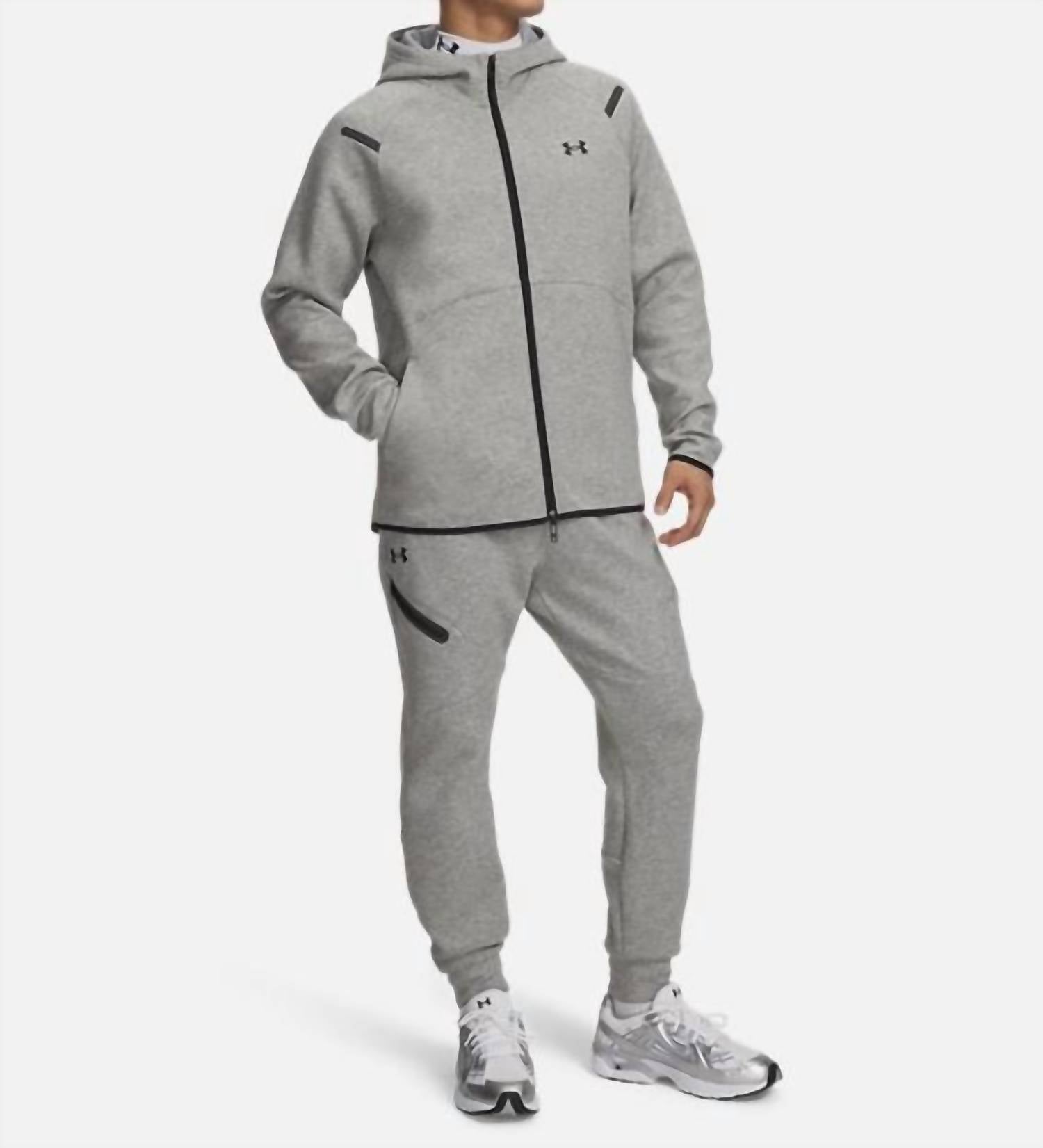 Men's Unstoppable Fleece Joggers In Mod Gray / Black