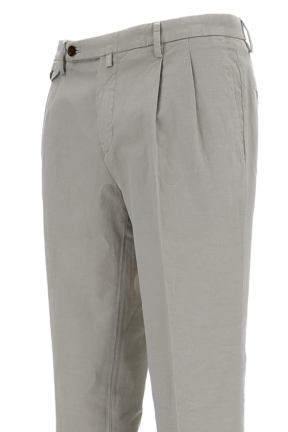 Grey Slim Distressed Trousers