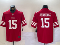 Men's San Francisco 49ers Jauan Jennings #15 Scarlet Game jersey