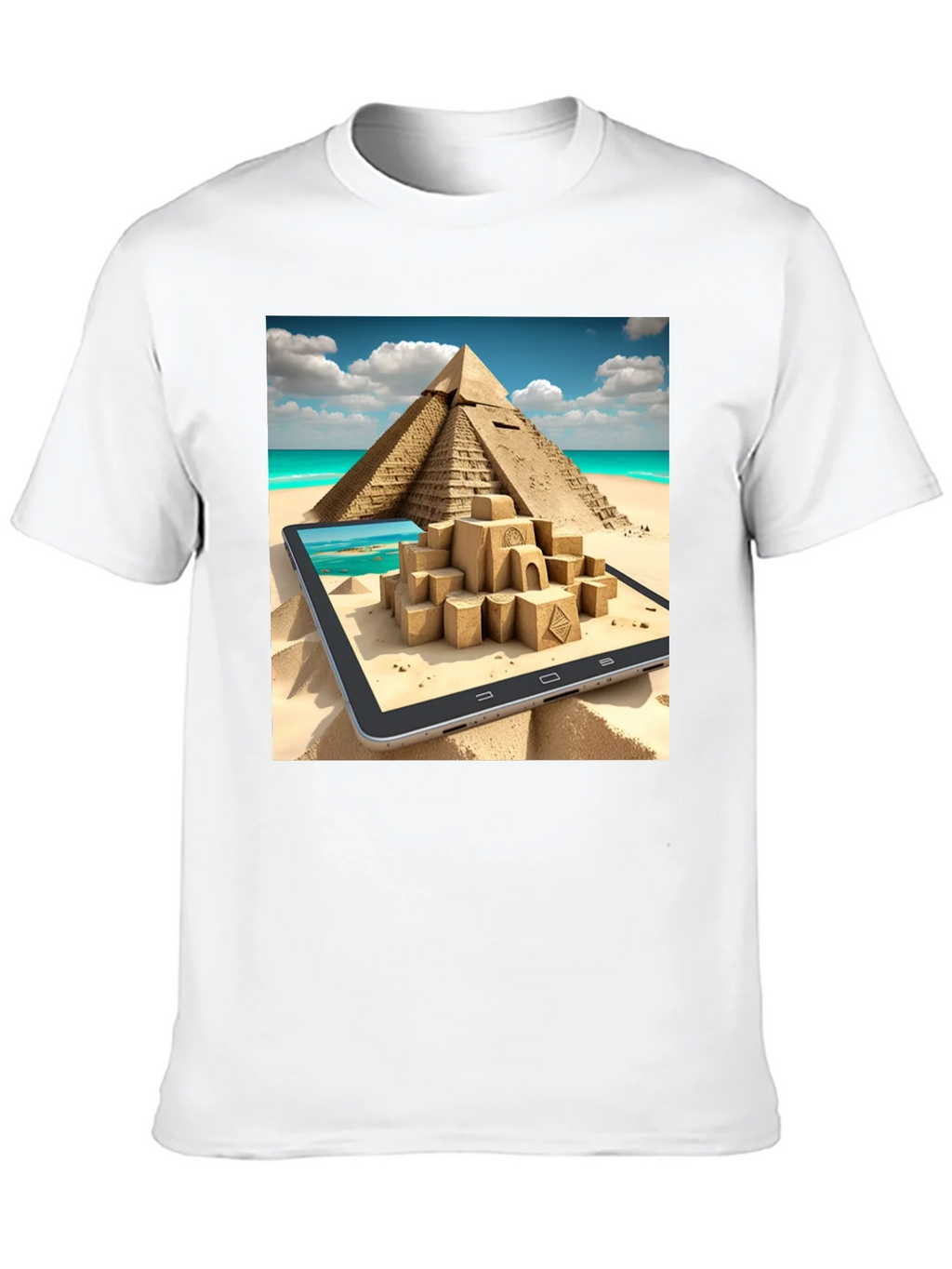 Egypt Pyramid Sandcastle T-Shirt