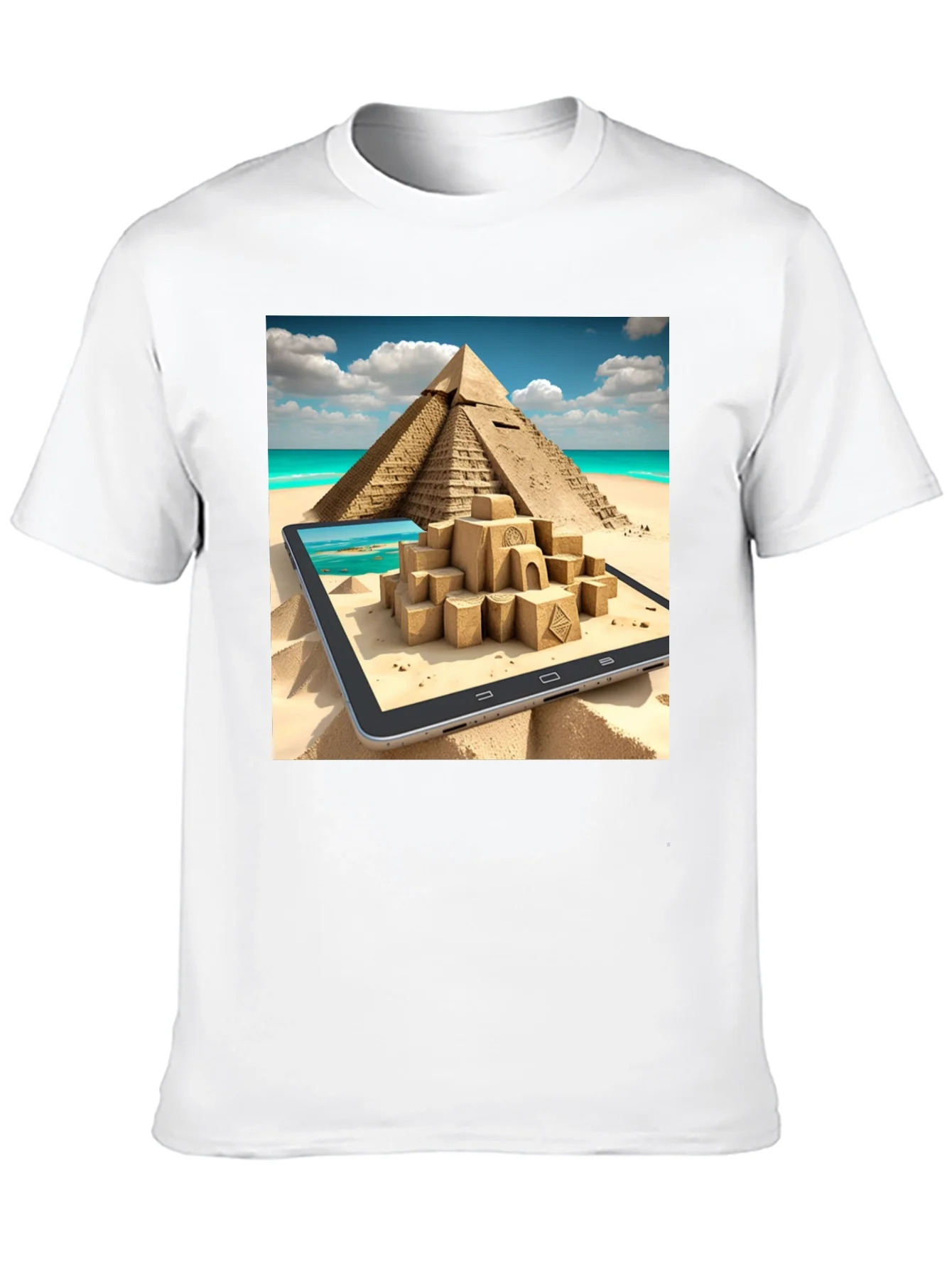 Egypt Pyramid Sandcastle T-Shirt