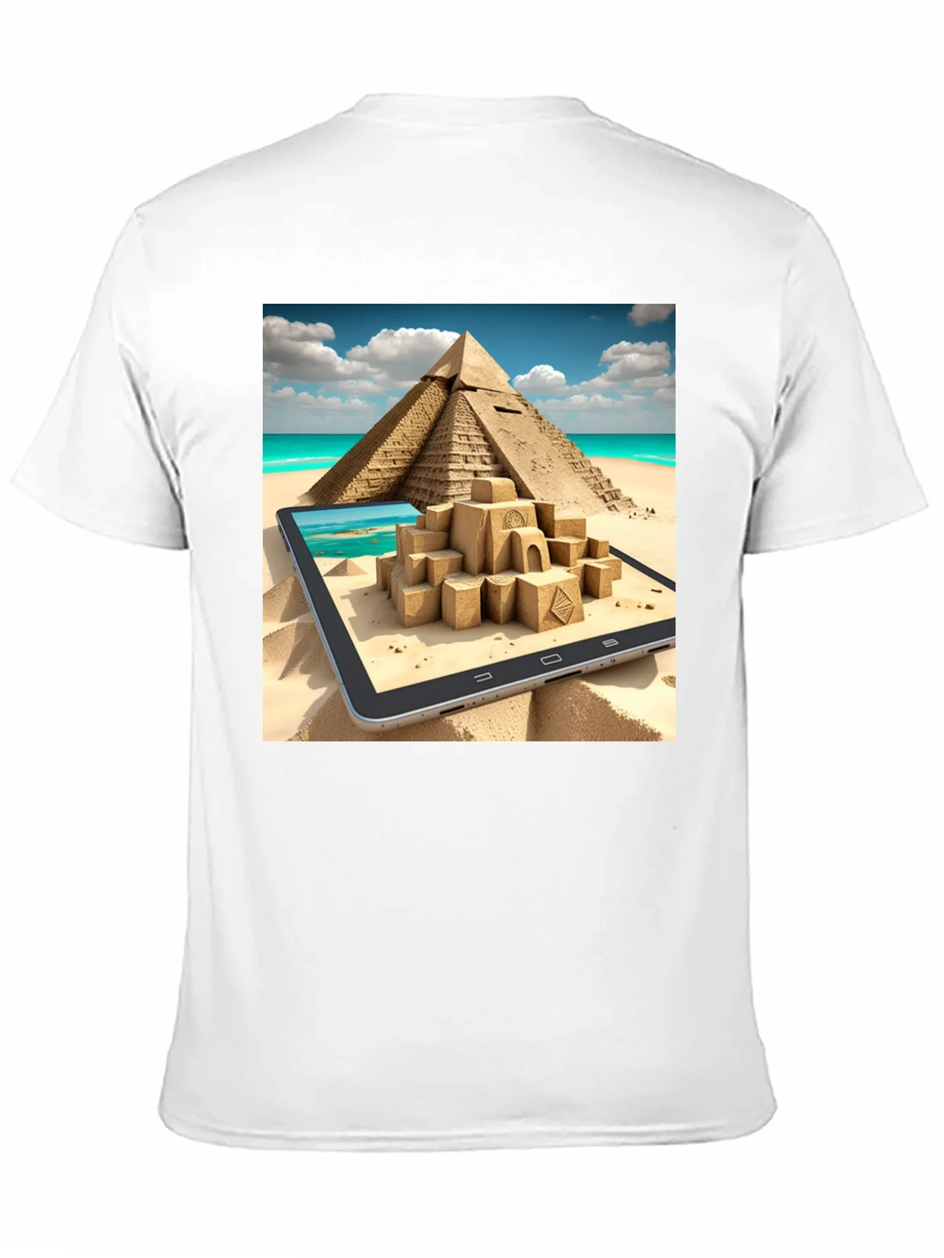 Egypt Pyramid Sandcastle T-Shirt