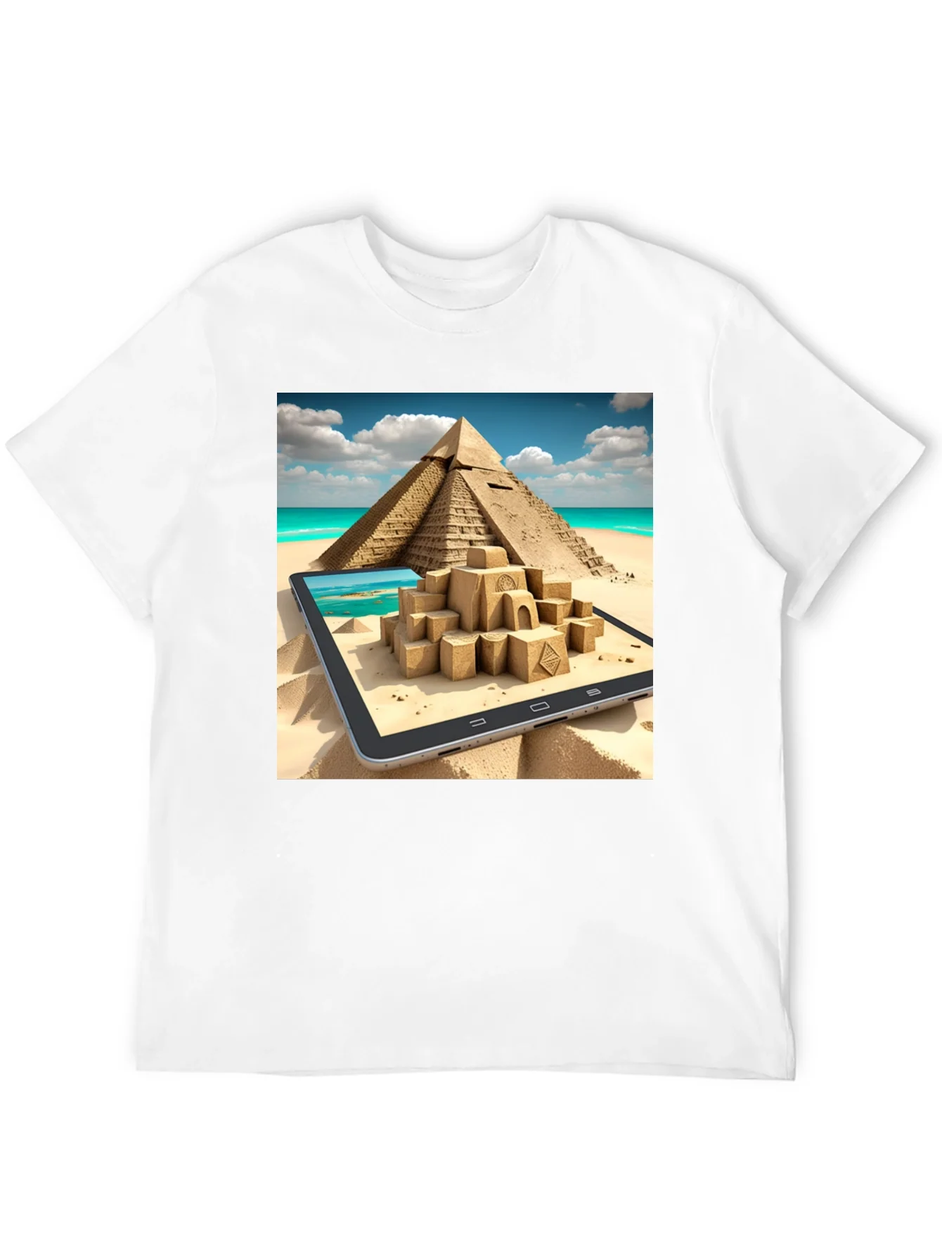 Egypt Pyramid Sandcastle T-Shirt