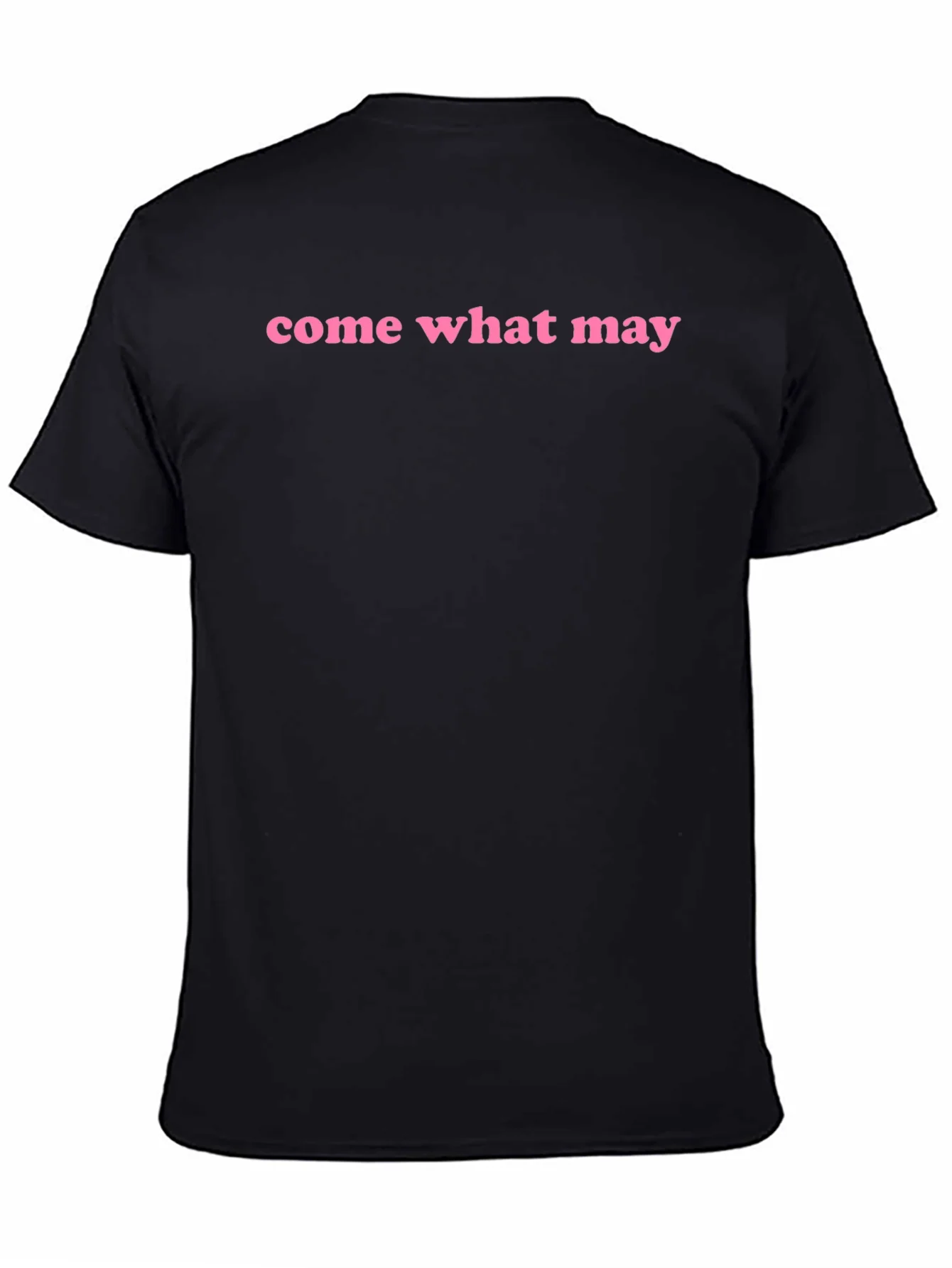 Come What May Graphic Tee - Black