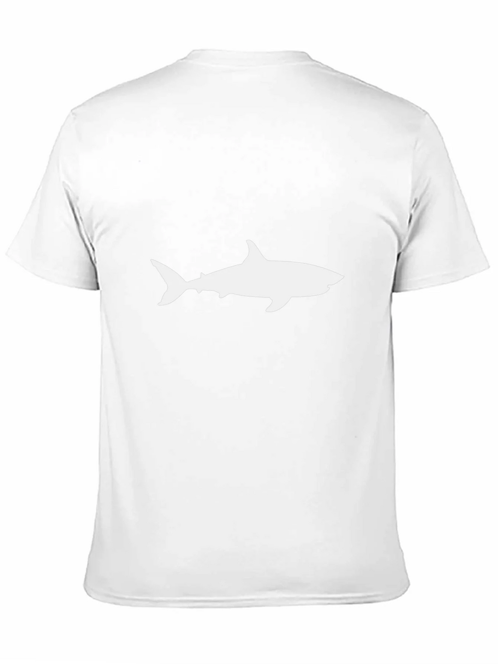 Shark Silhouette T-Shirt - Black
