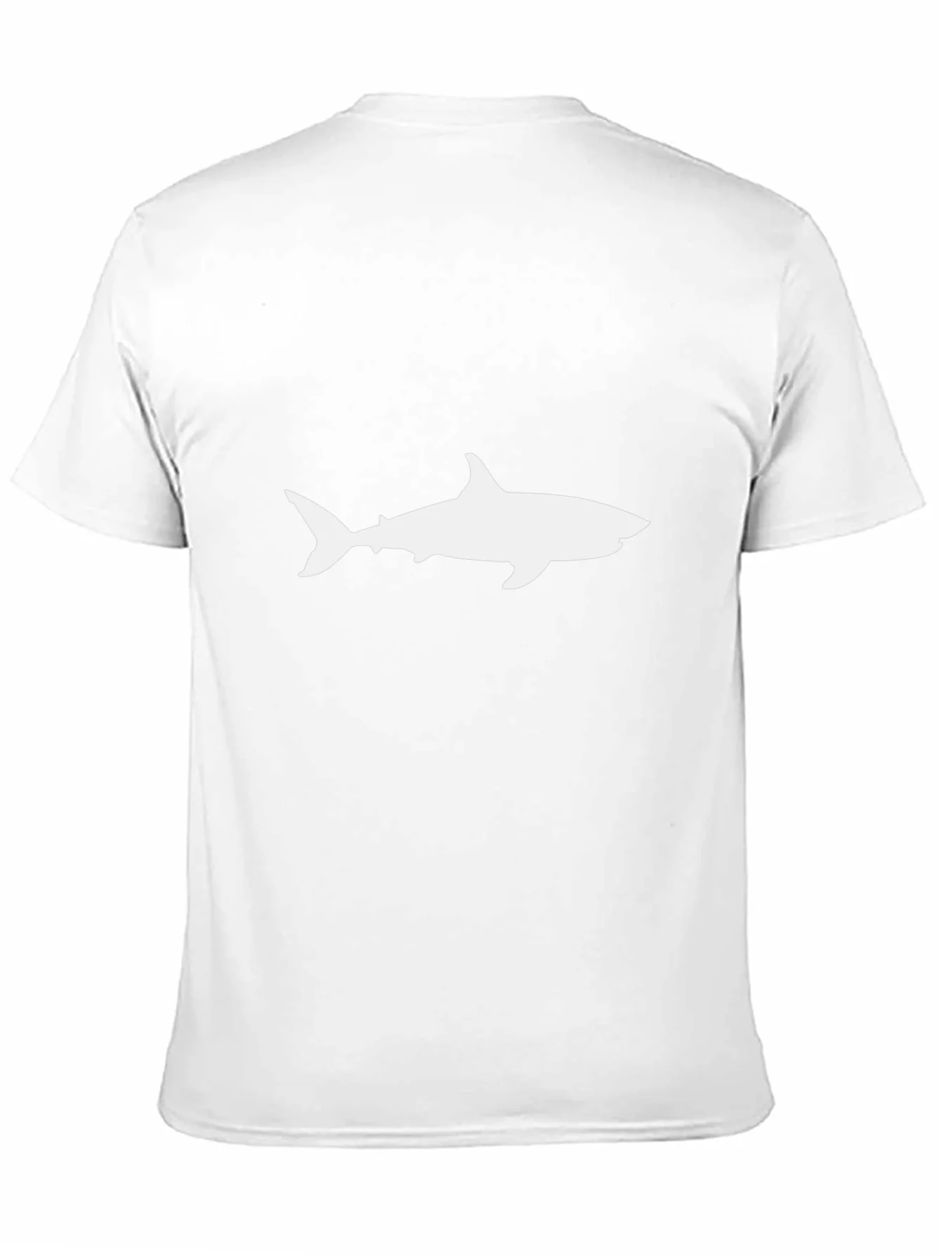 Shark Silhouette T-Shirt - Black