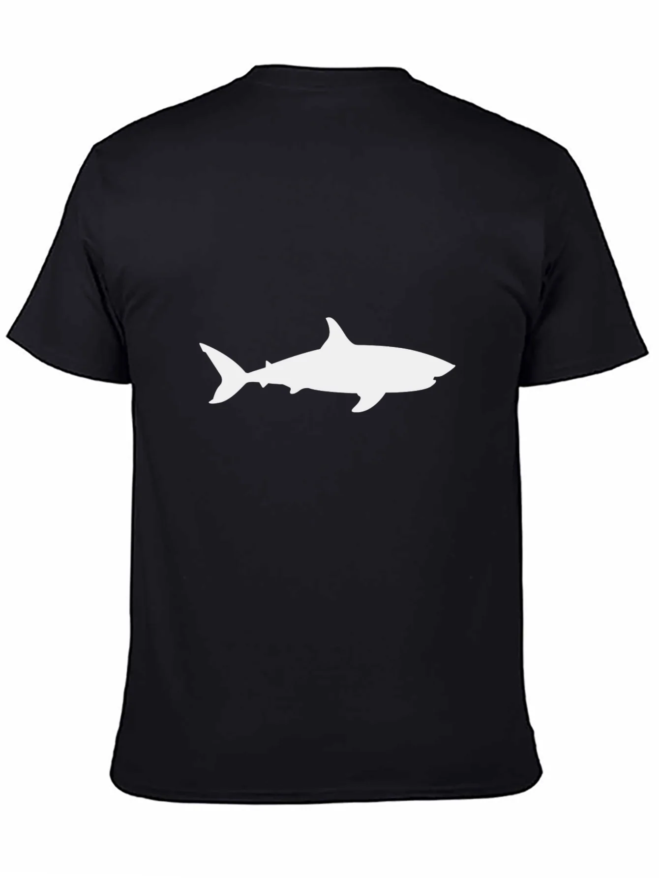 Shark Silhouette T-Shirt - Black