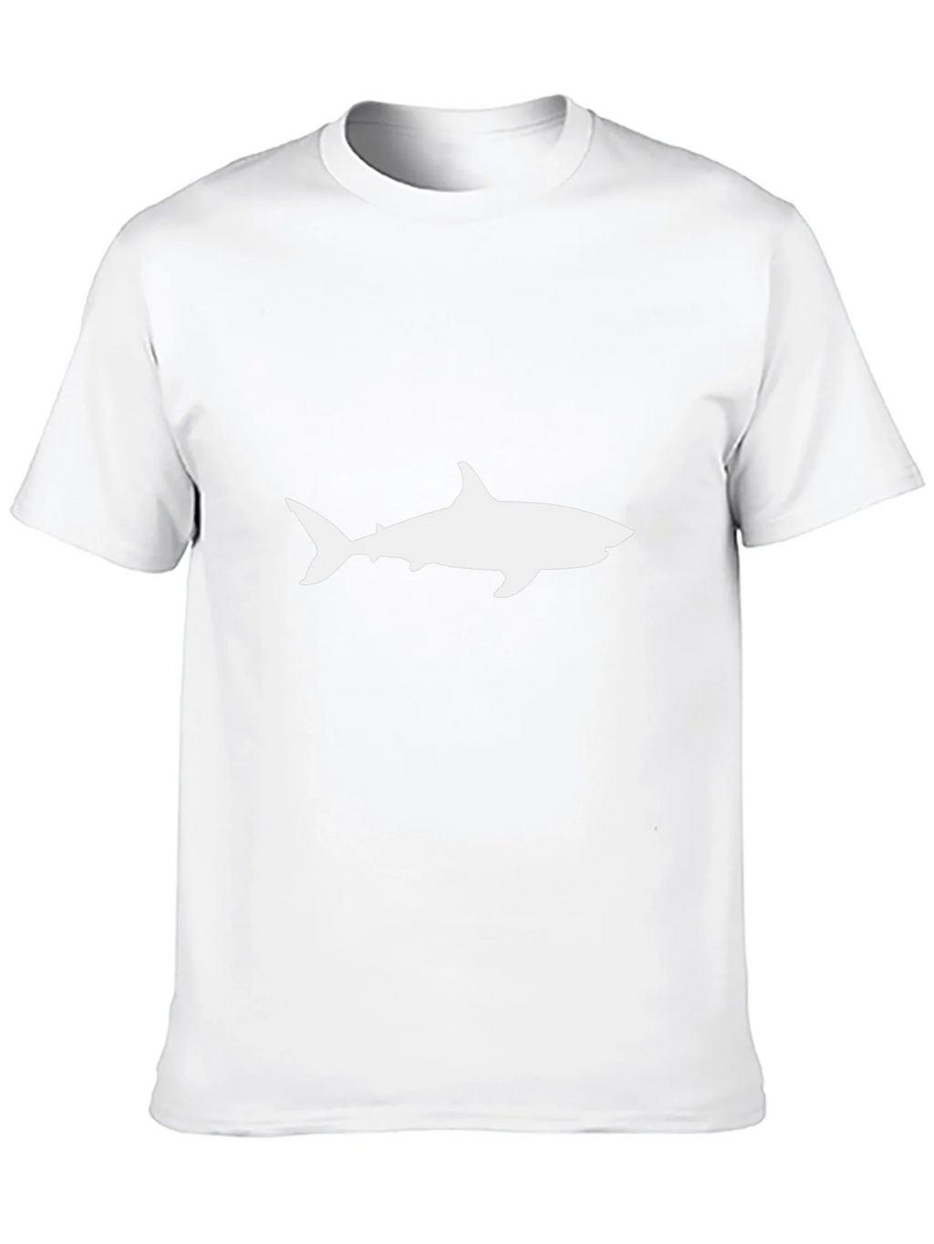Shark Silhouette T-Shirt - Black