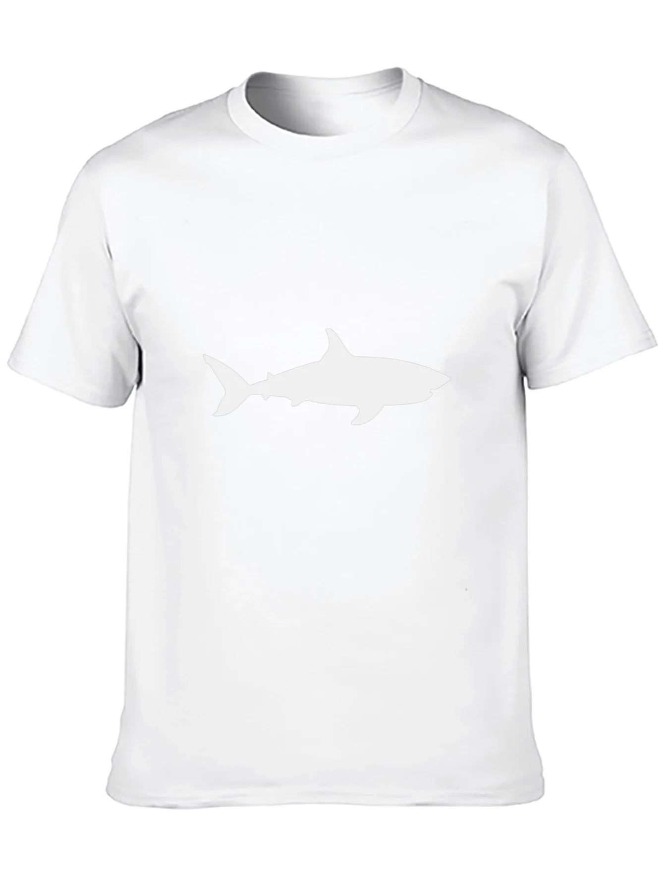 Shark Silhouette T-Shirt - Black
