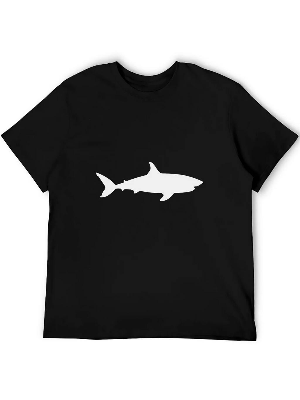 Shark Silhouette T-Shirt - Black