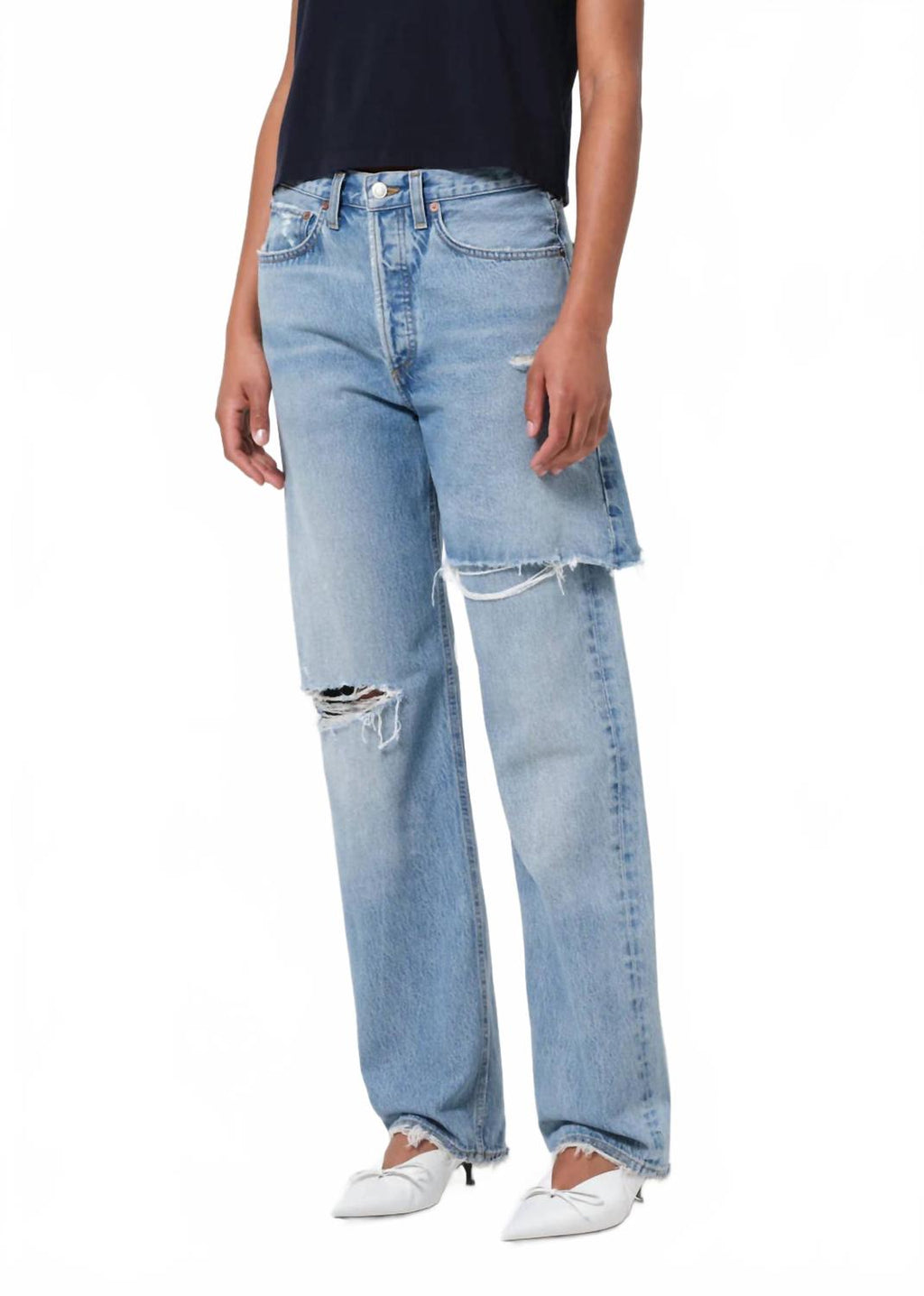 Amryn Straight Leg Jeans In Release