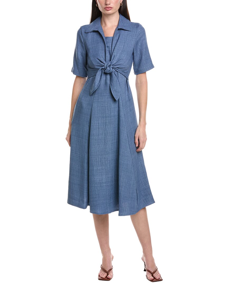 Maison Tara Lelis Twill Airflow Midi Dress