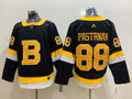 Men's Boston Bruins David Pastrnak #88 Black Game jersey