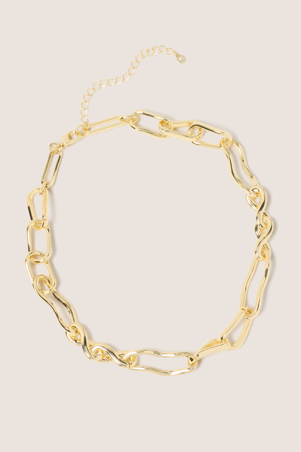 Women's Meg Hammered Link Necklace