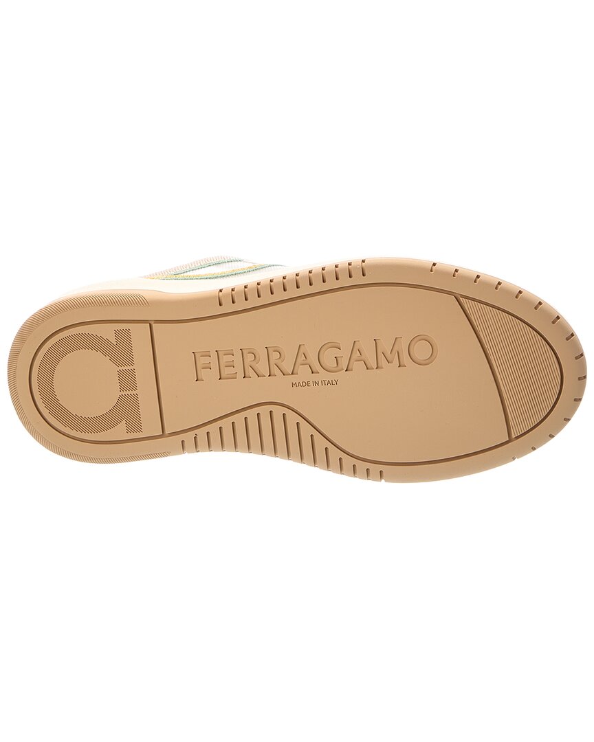 Ferragamo Destiny Leather Sneaker