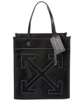 Off-White Boxy Large Leather-Trim Tote
