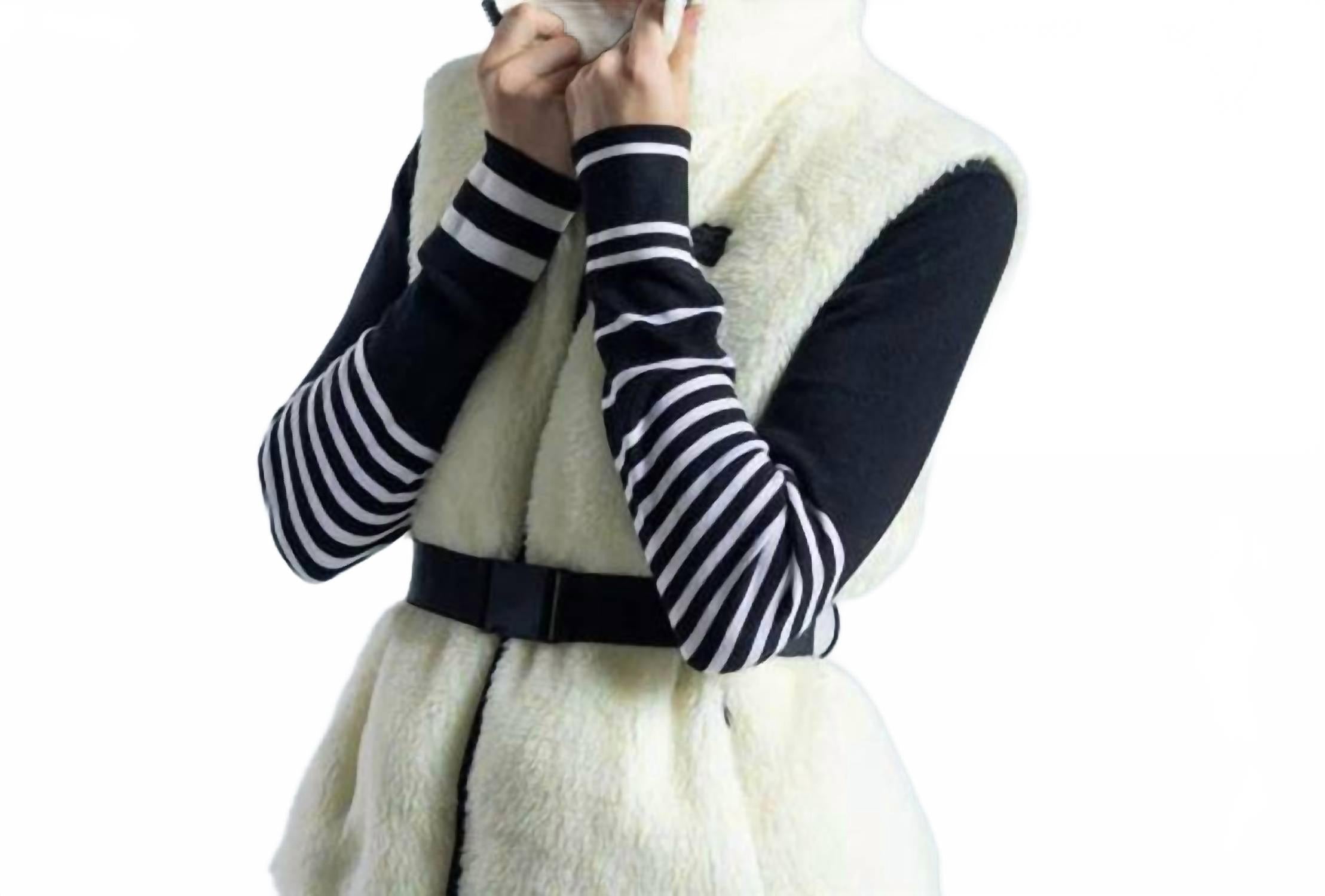 Nix Vest In White Neon Speckle