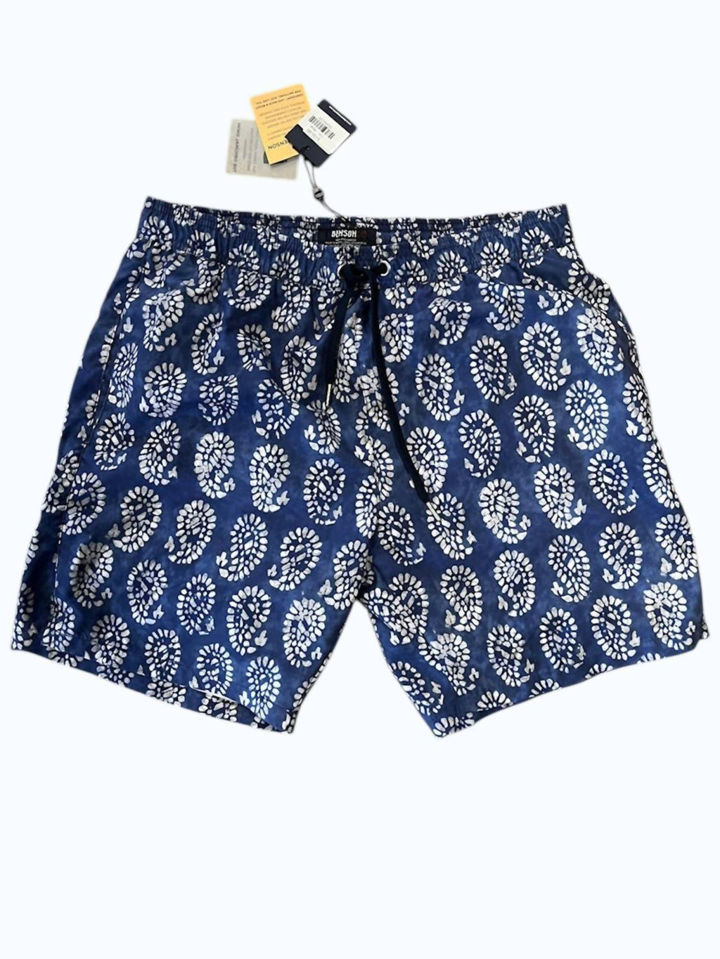 Men's Paisley Swim Shorts In Blue