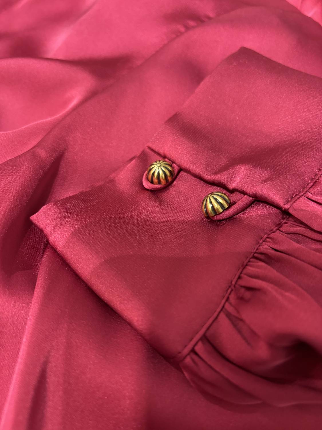 Burgandy Blouse In Burgundy