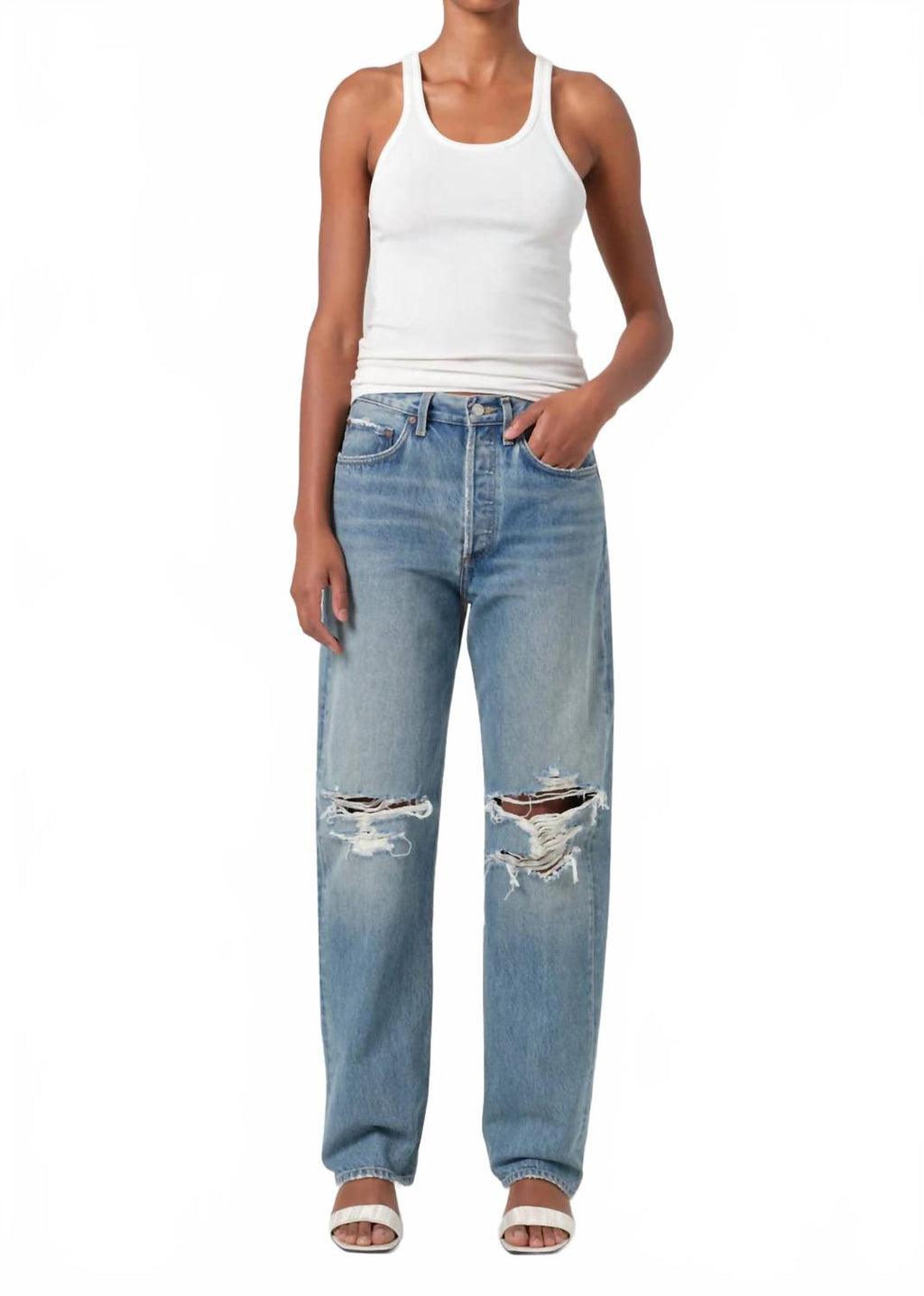 Kelly High Rise Jeans In Backdrop