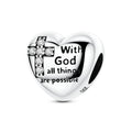 Faith & Blessings Heart Charm