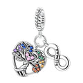 Family Tree Infinity Dangle Charm