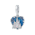 Fantasy Castle Heart Charm