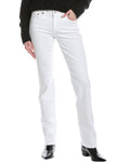 RE/DONE Mid-Rise White Baby Boot Jean