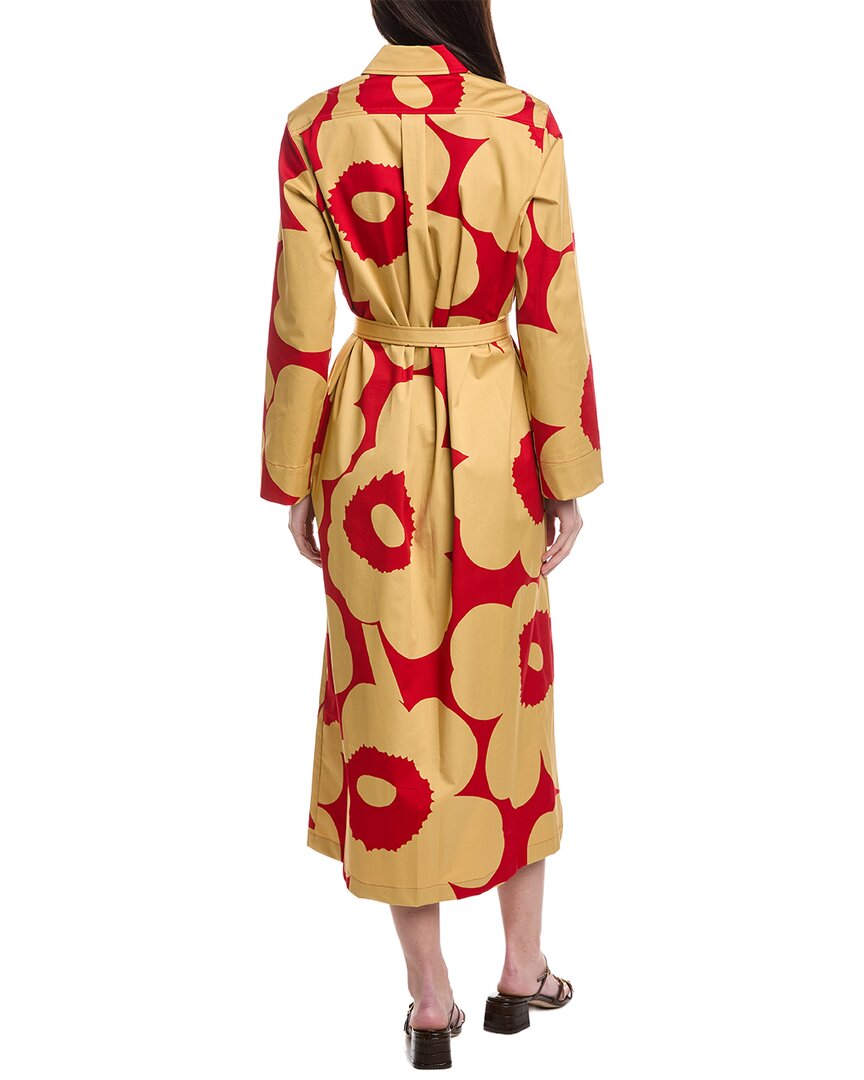 Marimekko Molla Unikko Button Front Maxi Dress