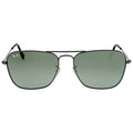 Ray Ban Caravan Green Classic G-15 Square Unisex Sunglasses RB3136 004 55
