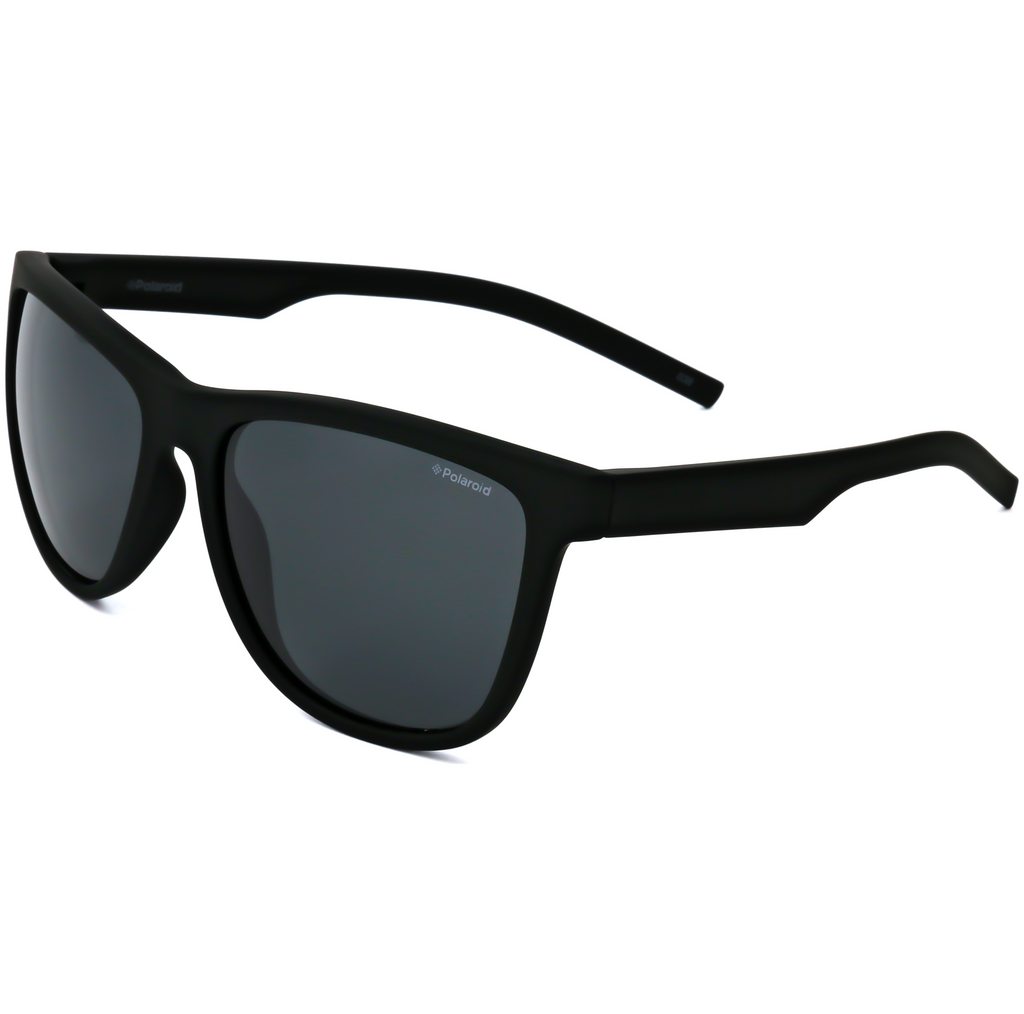Polaroid Unisex 56 mm Black Sunglasses