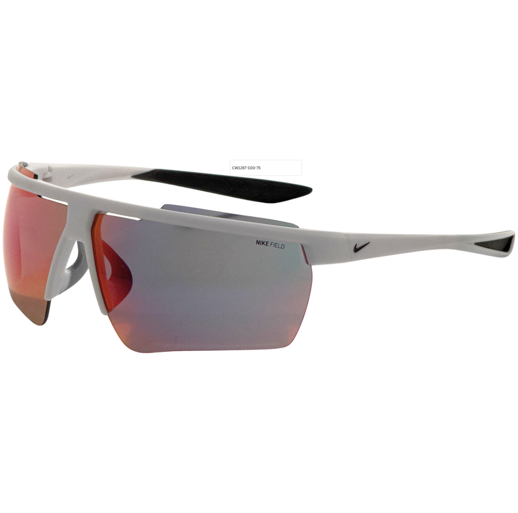 Nike Men's 75 mm White Sunglasses