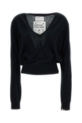 Black N.467 Collin V-Neck Sweater