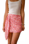 Penelope Mini Skirt In Tiger Orchid