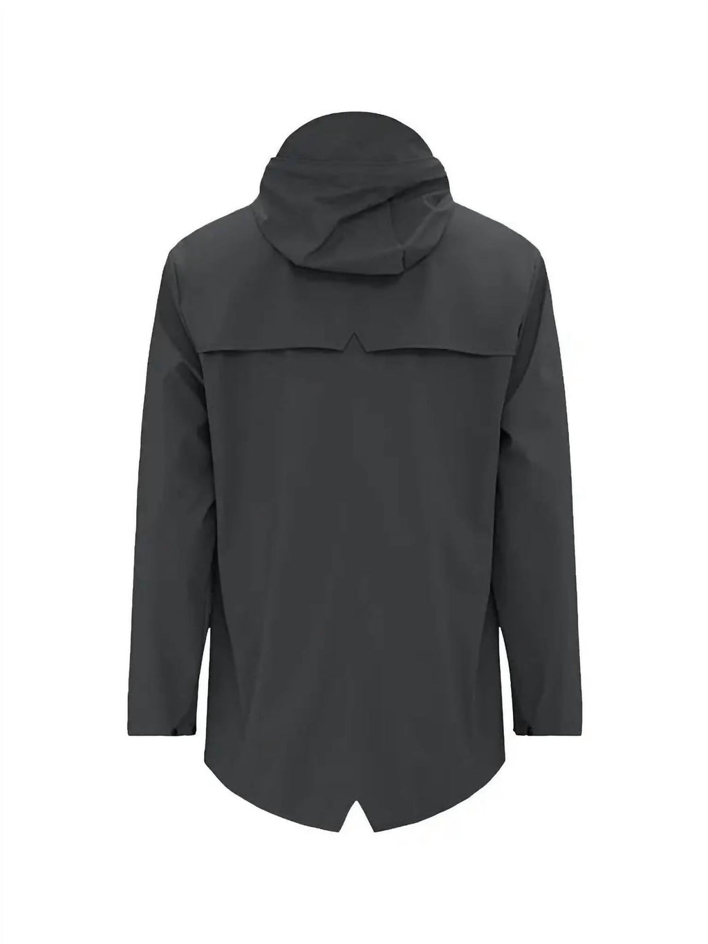 Unisex Waterproof Jacket In Black