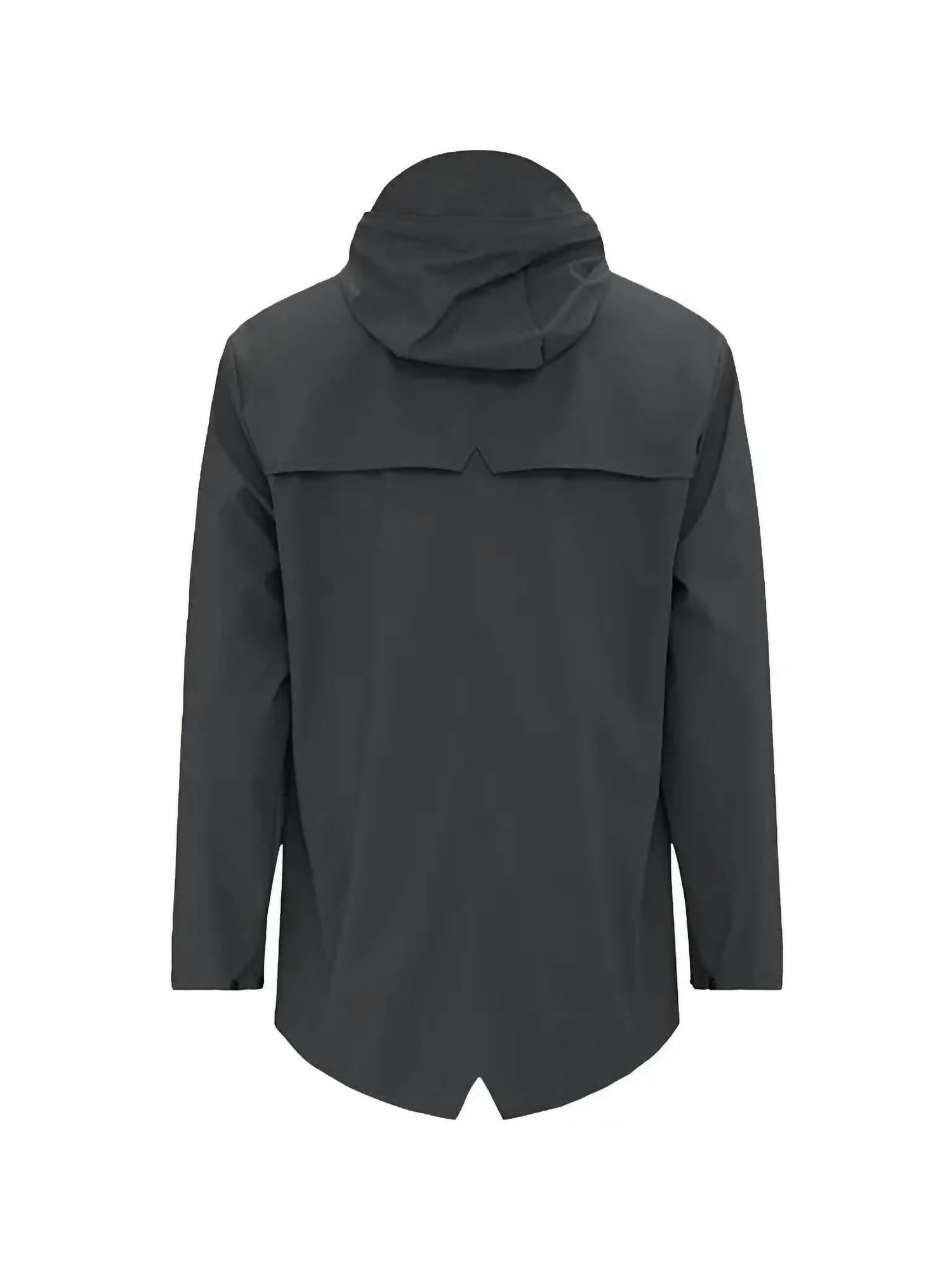 Unisex Waterproof Jacket In Black