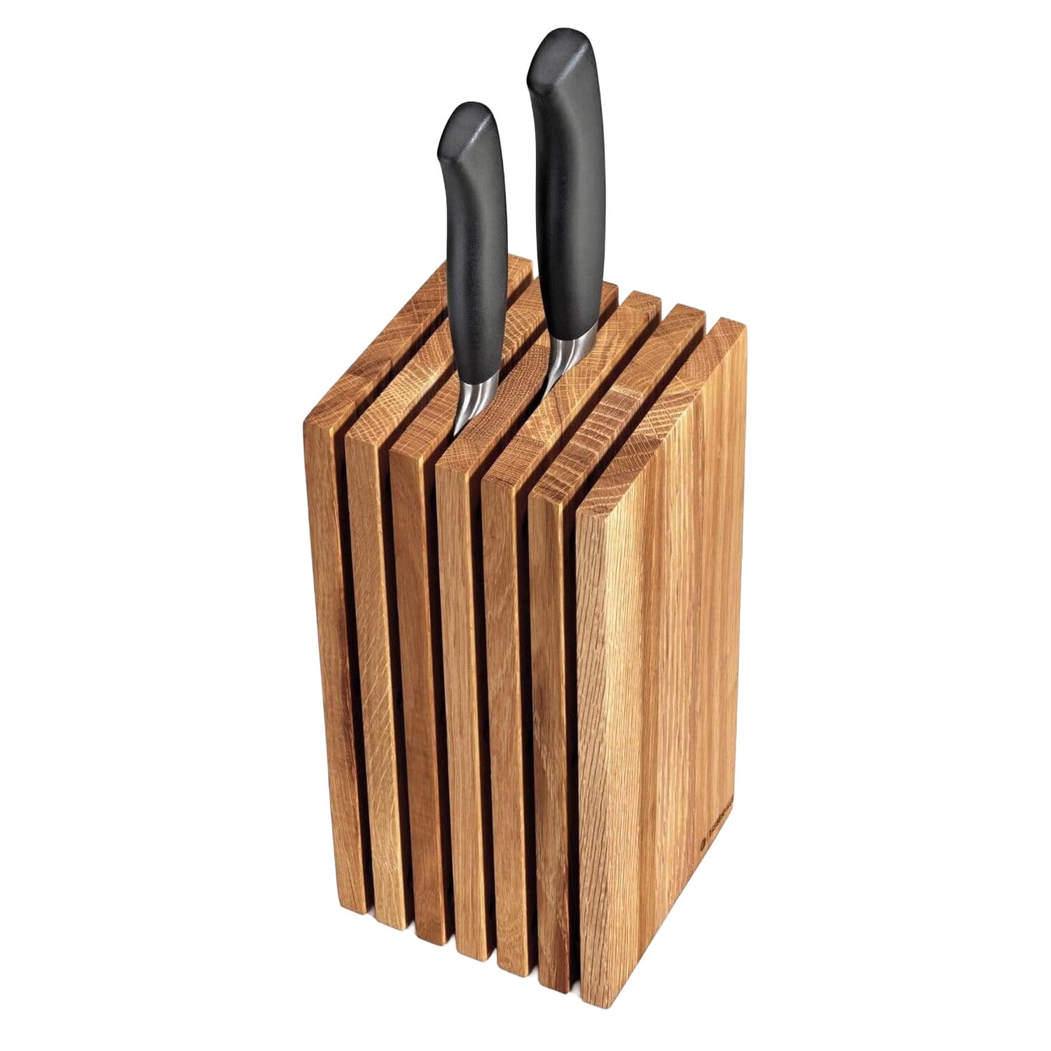 Zassenhaus Slotted Wood Knife Block, Holds 12 Knives
