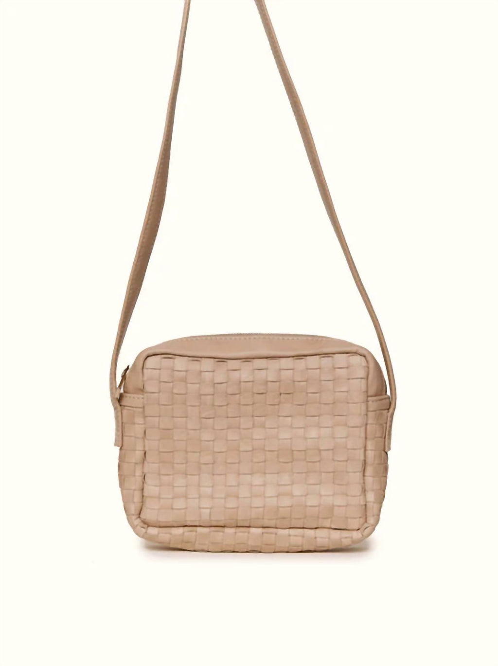 Women's Valerie Woven Crossbody Bag In Pebble