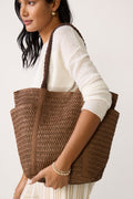 Women's Nia Raffia Tote Bag