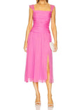 Women's Reine Drop Waist Midi Dress In Cosmopolitan