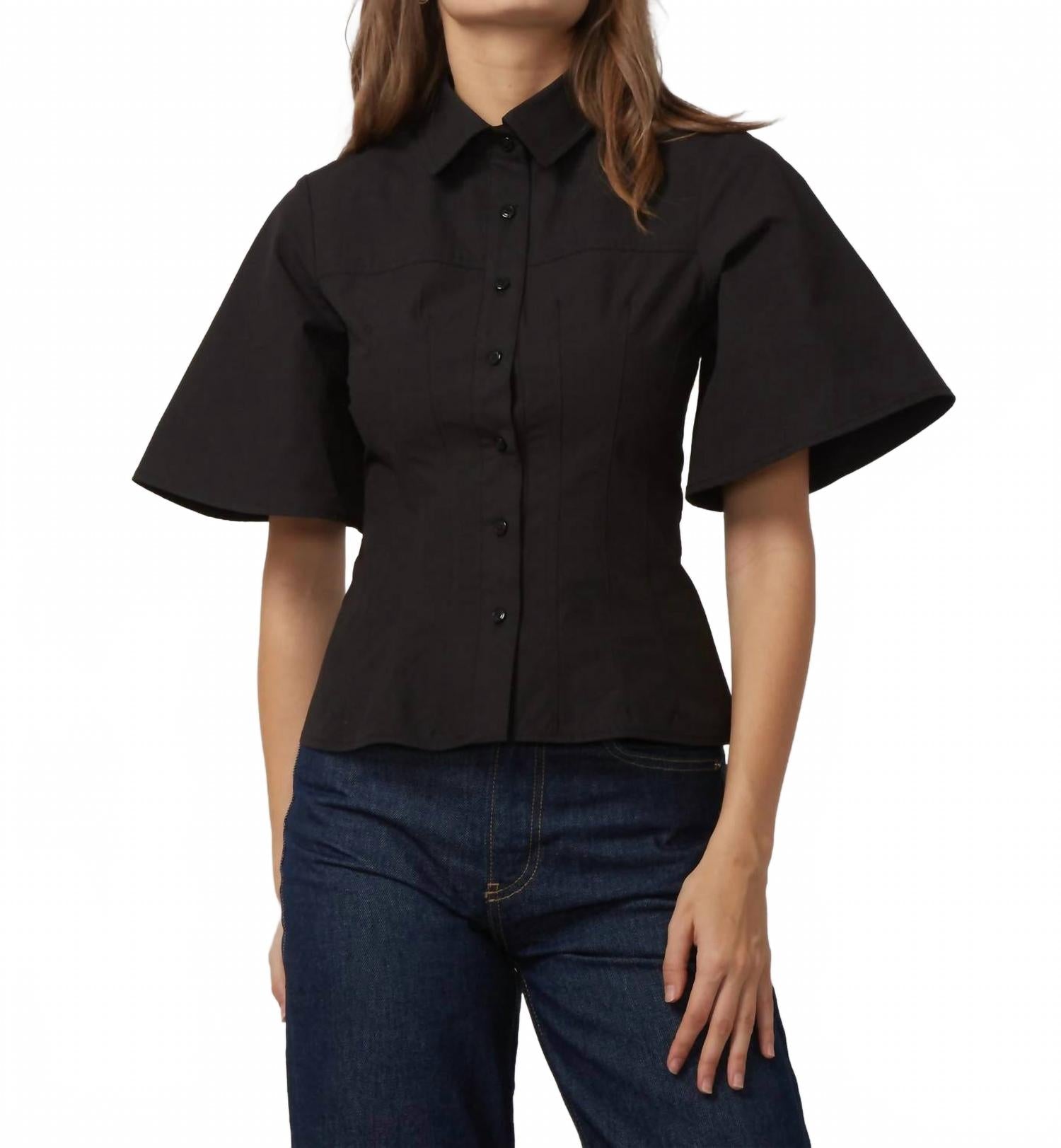 Carine Blouse In Black
