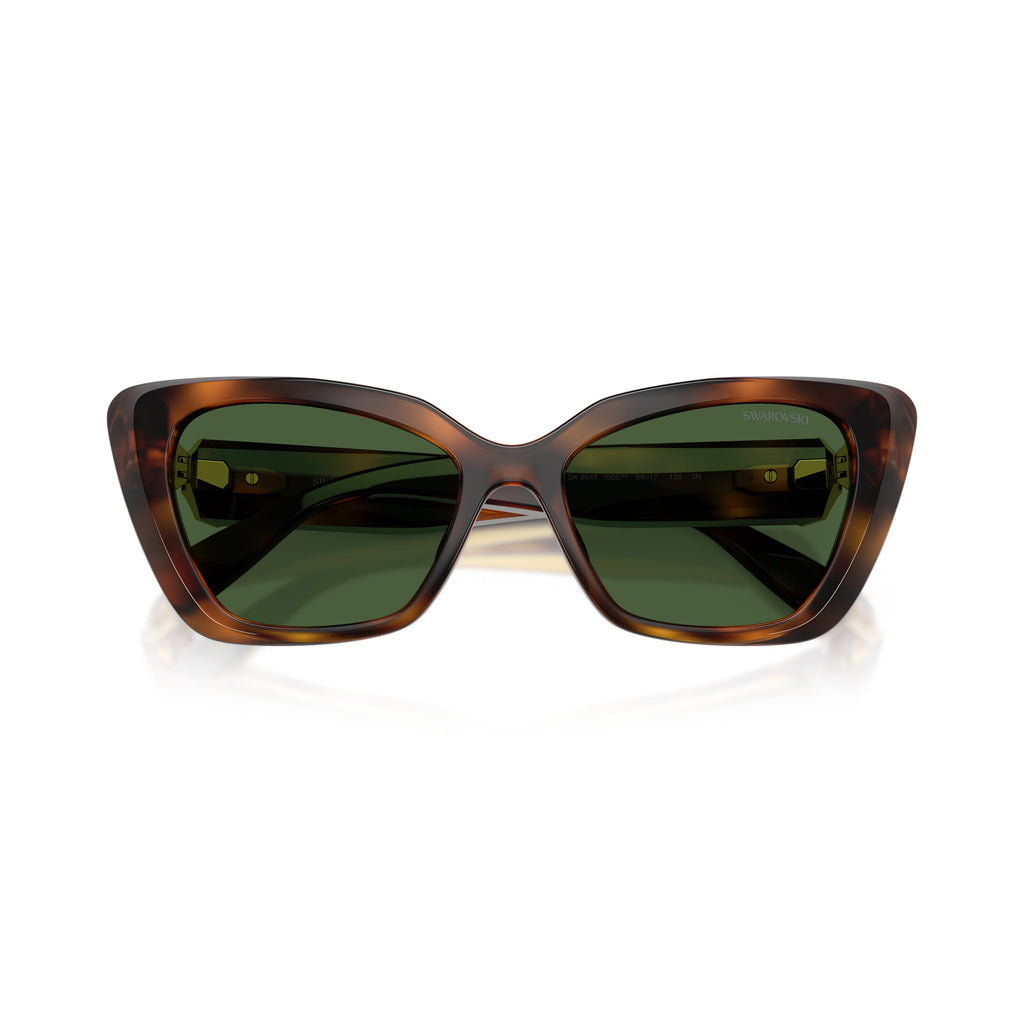 0Sk6047 Cat-Eye Sunglasses with Tortoiseshell Frame