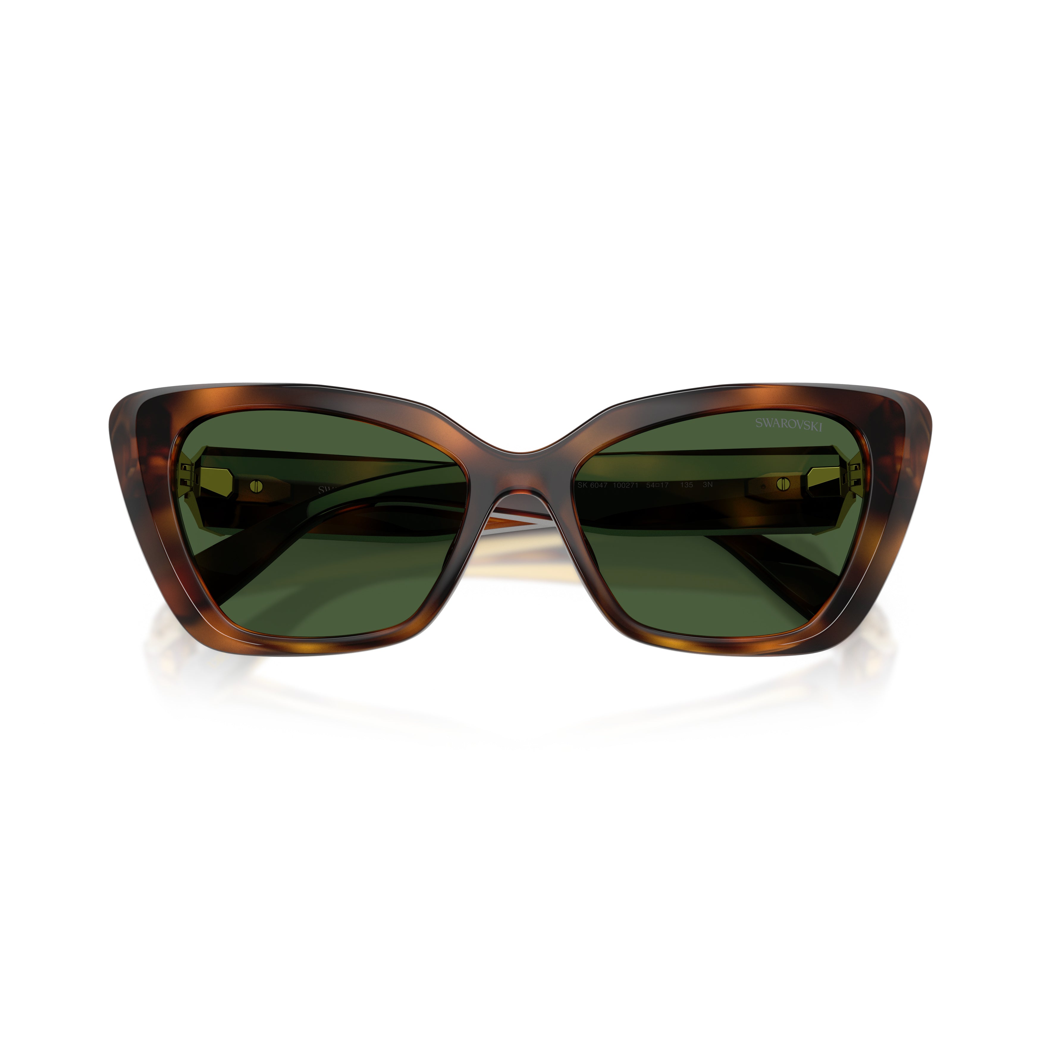 0Sk6047 Cat-Eye Sunglasses with Tortoiseshell Frame