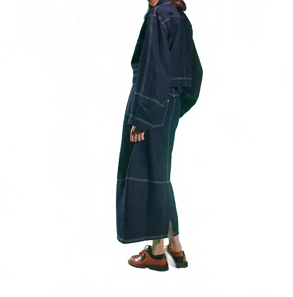 Dusk Jacket In Navy Denim