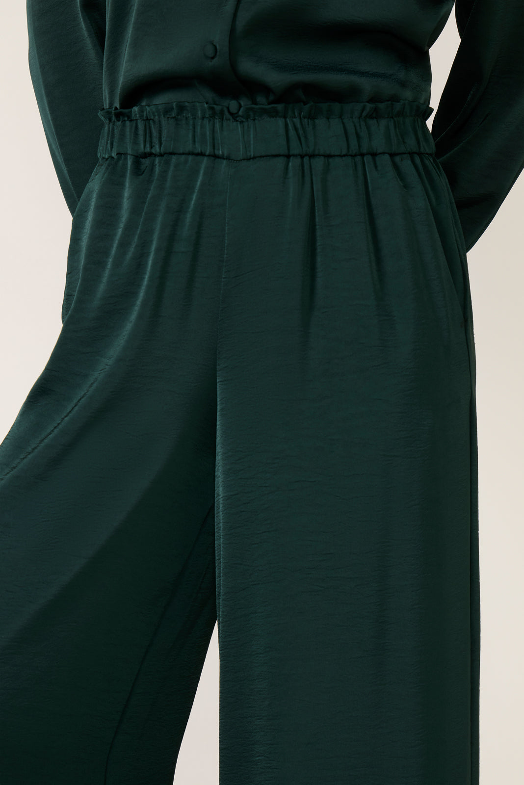 Women's Isolde Wide Leg Satin Pants