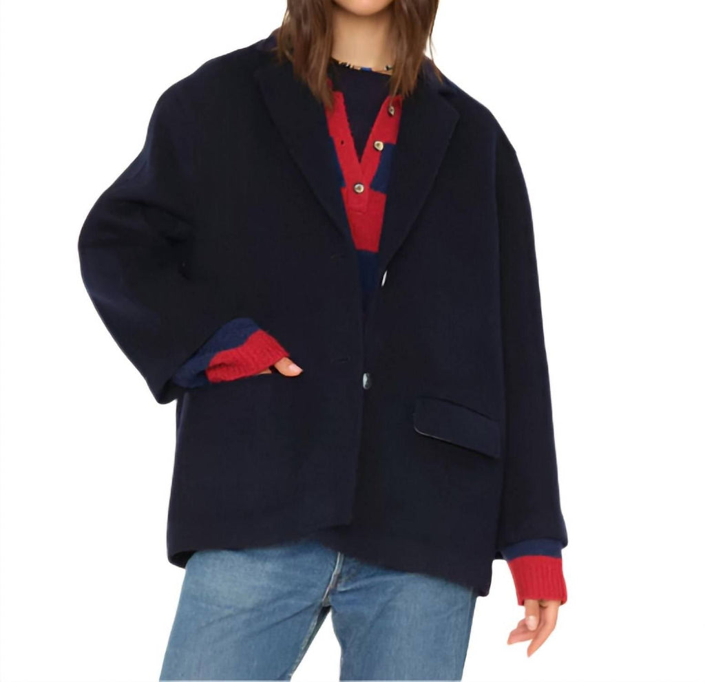 Rowan Jacket In Dark Navy