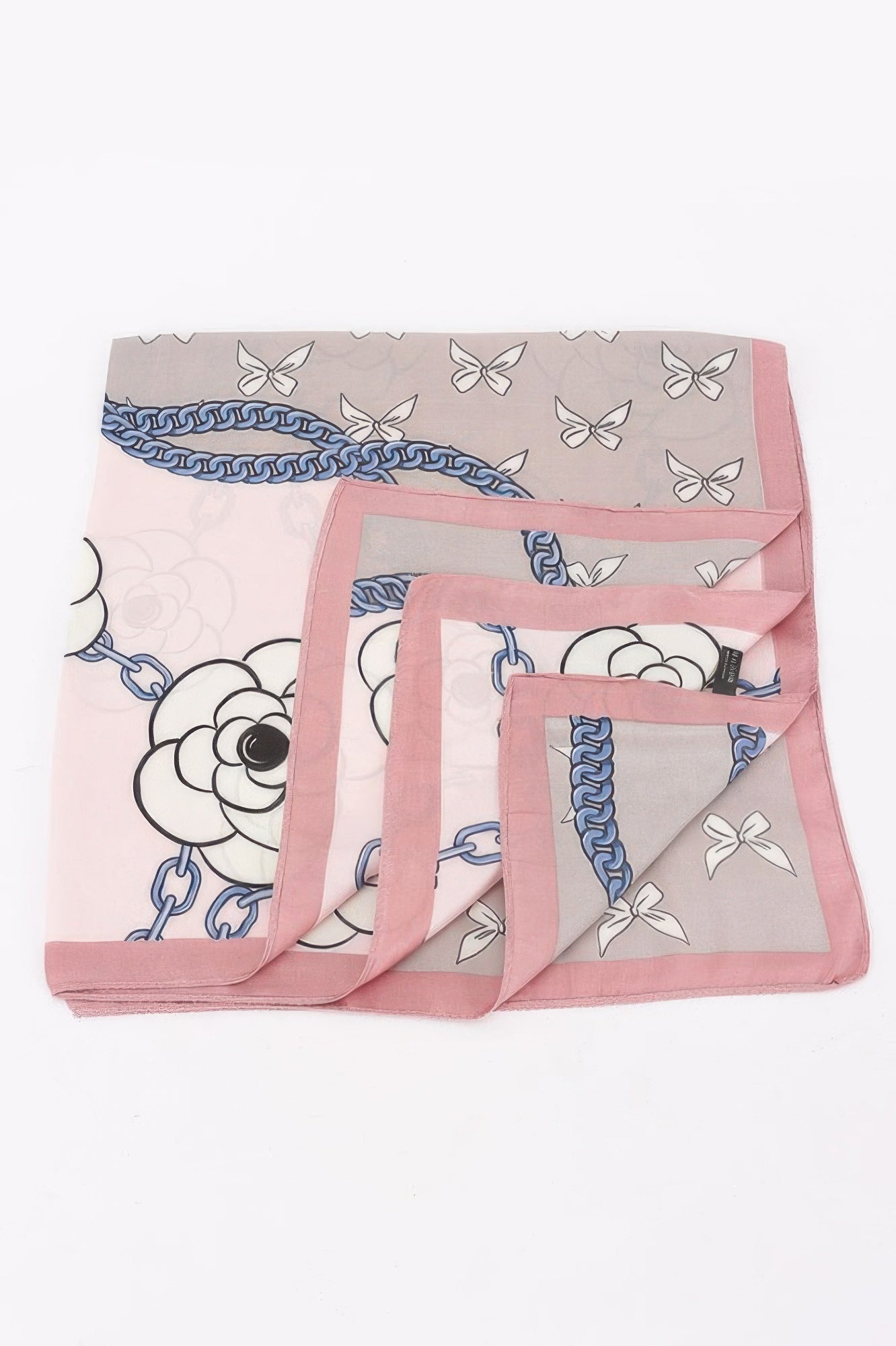 Feminine Floral Print Bandana for Elegant Everyday Style