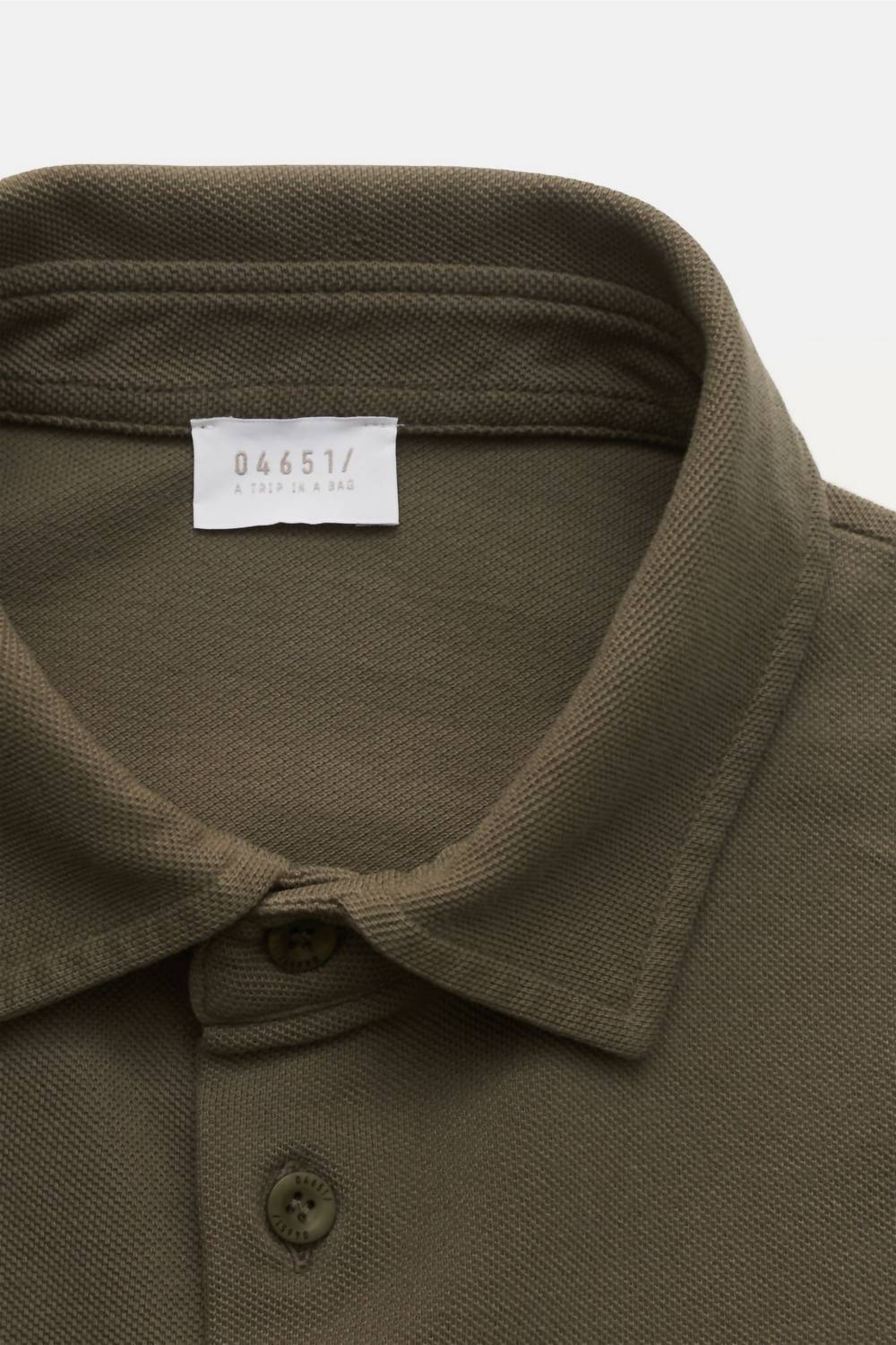 Men's Pique Long Sleeve Tee In Olive
