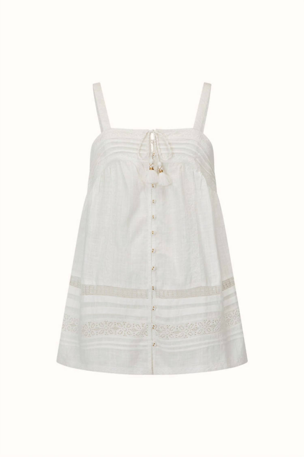 Stevie Lace Cami Top In Camellia